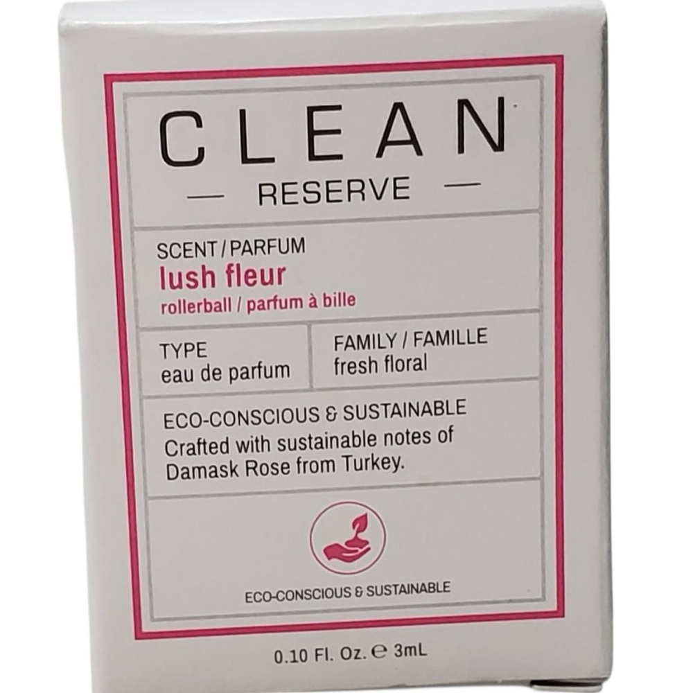 Clean Reserve Lush Fleur Eau de Parfum Rollerball - White and Pink